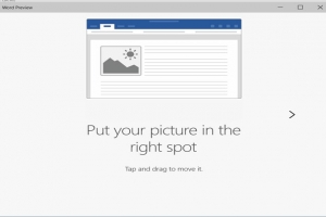 Microsoft Office: preview delle app touch