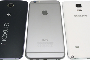 Nexus 6, Galaxy Note 4 e iPhone 6 Plus: le foto della comparativa