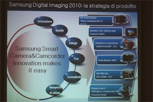 Samsung: la strategia imaging per il 2010