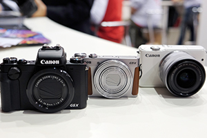 Canon EOS M10, PowerShot G5 X e G9 X a Photoshow 2015