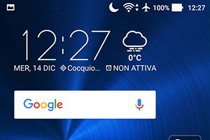 ASUS Zenfone 3: screenshot del software
