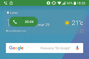 LG G6: screenshot della UI