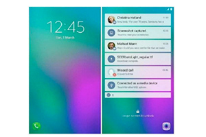 Samsung Galaxy X: l'ipotetica interfaccia dello smartphone pieghevole