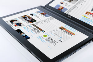Acer Iconia: tablet con due display
