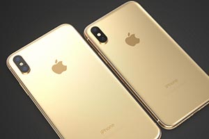 iPhone X Plus in versione ''Gold'': ecco le immagini render