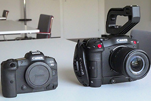Canon EOS C70 e R5 a confronto