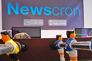 Negli uffici di una startup: Newscron