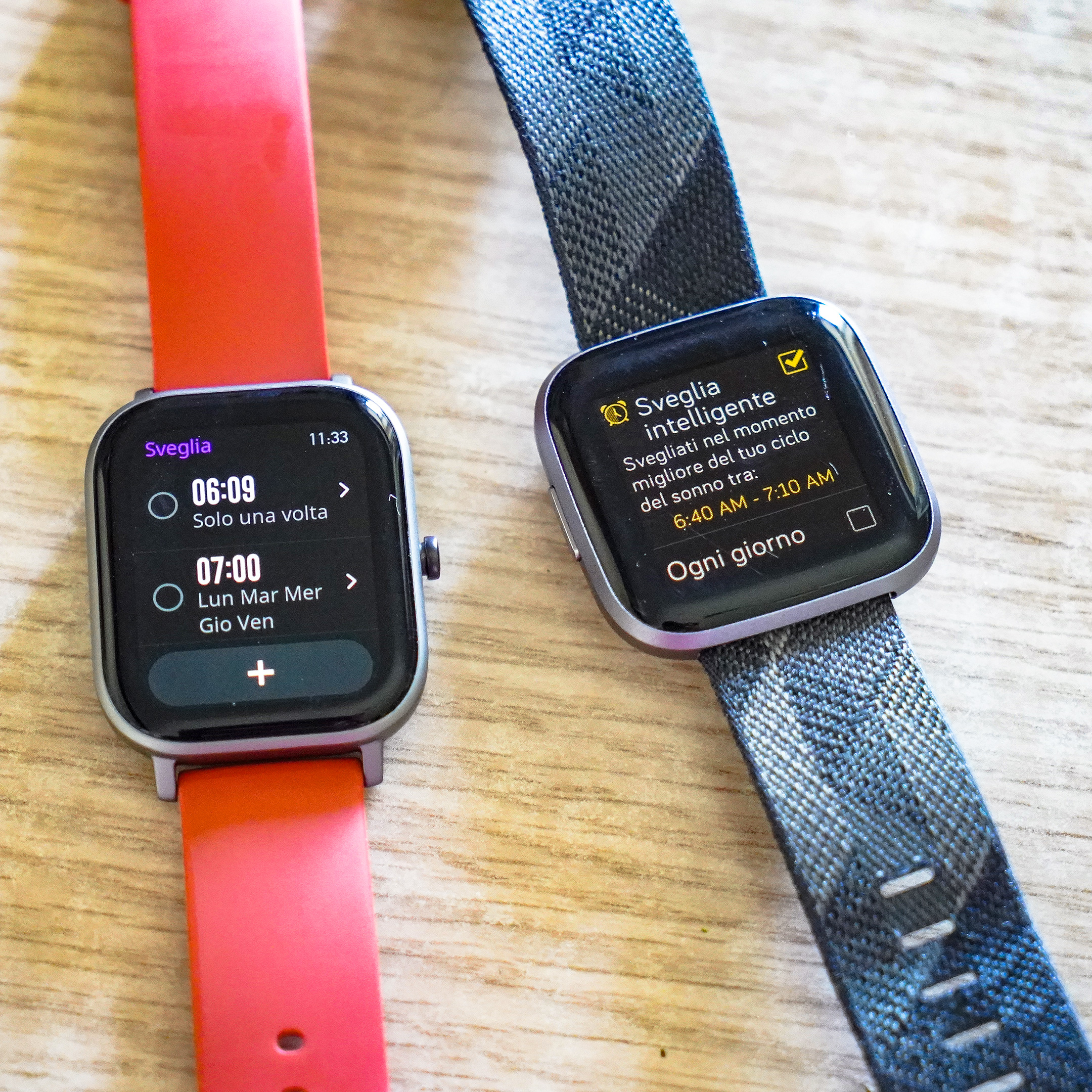 amazfit bip fitbit versa